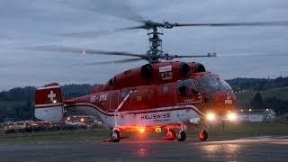 Kamov Ka32 Heliswiss Startup TakeOff amp Landing [upl. by Brunhild]