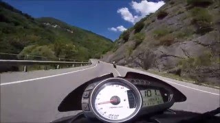 KAWASAKI Z1000 ON BOARD GOPRO HERO 4 EXHAUST SOUND HD [upl. by Arries]