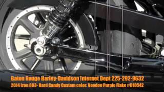 D10542 2014 Iron 883 Voodoo Purple Flake [upl. by Munsey]