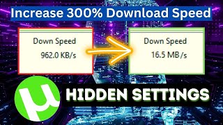 How To Speed Up uTorrent Download  Boost Download Speed 300 More [upl. by Adebayo]