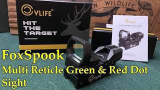 CVLIFE FoxSpook Reflex Sight Unboxing [upl. by Anekahs]