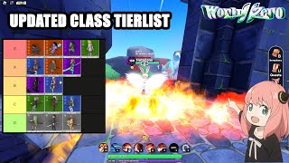 UPDATED CLASS TIER LIST  World Zero [upl. by Fira]