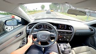 2012 Audi A4 B8 20 TDI 143HP Multitronic  POV TEST DRIVE [upl. by Odilo]