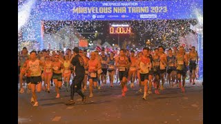 Sôi động giải Vnexpress Marathon Marvelous Nha Trang 2023 [upl. by Bolan]