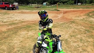 Lets take this Dirt bike KX65 to see what it will doFUN [upl. by Eesdnyl]