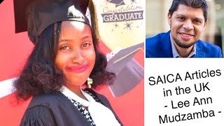 Interview Lee Ann Mudzamba  from Fort Hare to SAICA articles in the UK [upl. by Ammon]