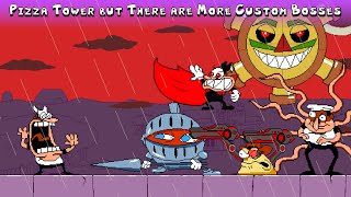 Pizza Tower but There are More Custom Bosses [upl. by Nwahsd]