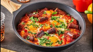 CHAKCHOUKA Merguez et Oeufs [upl. by Hartfield]