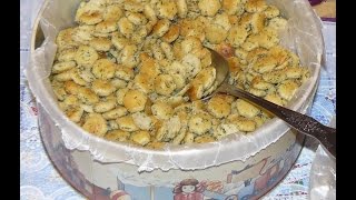 How To Make Oyster Crackers [upl. by Bred]