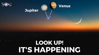 Dont Miss Jupiter and Venus will Kiss Each Other in a Rare Planetary Conjunction in 2023 [upl. by Crosby800]