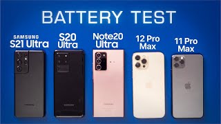 Galaxy S21 Ultra Battery Test  The Longest Lasting Samsung Flagship Ever [upl. by Salter]