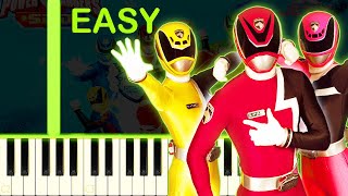 POWER RANGERS SPD THEME  EASY Piano Tutorial [upl. by Jamille]