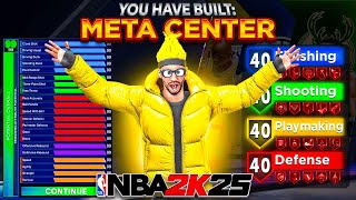 THIS 1 BEST CENTER BUILD is THE META in NBA 2K25  BEST ALL AROUND CENTER BUILD 2K25 [upl. by Esyla192]