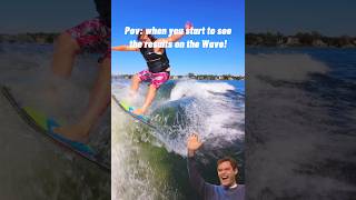 Mastering the Waves Wakesurfing Progression mastercraftboats wakeboardboat wakesurf lakelife [upl. by Leuams182]