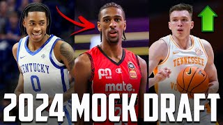 OFFICIAL 2024 NBA Mock Draft March Madness Edition [upl. by Iruj833]