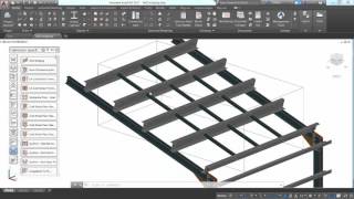 Advance Steel 2017  Bridging tool [upl. by Imray450]