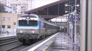 Sur la ligne 4 SNCF ParisTroyesMulhouseBale en Gare de Troyes 6 et 10072012 [upl. by Nosyk]