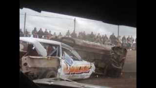 In car 385 Roy Gedge Reliant robin WOS kings Lynn 2012 [upl. by Rengia754]