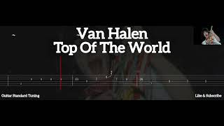 Van Halen  Top Of The World  Tab Guitar [upl. by Rainer]