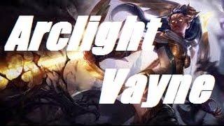 League of Legends  Arclight Vayne  Skin Review [upl. by Enerol]