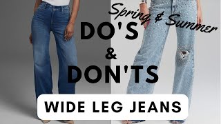 DOs amp Donts of Wide Leg Jeans  Spring amp Summer Edition  Modest Classy Timeless Styling Inspo [upl. by My]