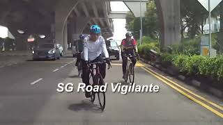 31oct2024 keppel road group of cyclists failing to conform to red light signal [upl. by Retluoc]