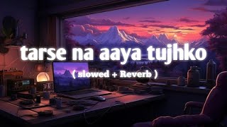 Taras Nahi Aaya Tujhko Slowed  Reverb  Munjya  Jasmine Sandlas  mp3 song [upl. by Groome]