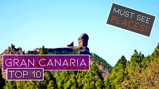 Gran Canaria  TOP 10 BEST PLACES to Visit [upl. by Macdonell]