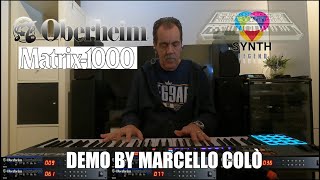 Oberheim Matrix 1000 Synth Legend  Demo by Marcello Colò [upl. by Brag]