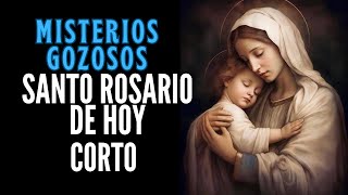 ROSARIO CORTO DE HOY LUNES 28 DE OCTUBRE MISTERIOS GOZOSOS [upl. by Dnilazor942]