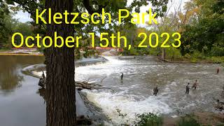 Milwaukee River Kletzsch Park October 15th 2023 [upl. by Essy700]