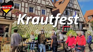 【Echterdingenドイツ】🇩🇪Krautfest 2022 in LeinfeldenEchterdingen Germany  Day trip from Stuttgart [upl. by Victorie]