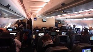 New Cabin SAS Scandinavian Airlines ✈ Airbus A330300 ✈ Copenhagen  Washington ✈ 13 NOV 2015 [upl. by Enihpled]