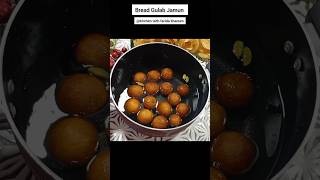 Bread Gulab Jamun RecipeGulab Jamun Recipegulabjamun breadgulabjamun trending viral ytshorts [upl. by Siladnerb]