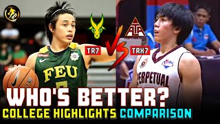 KYT JIMENEZ VS TERRENCE ROMEO COLLEGE COMPARISON HIGHLIGHTS [upl. by Larred836]