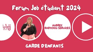 Job étudiant  garder des enfants avec BABYCHOU [upl. by Magnien]