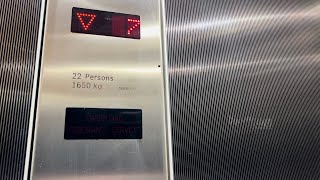 【Rare Bell Chime】2003 ThyssenKrupp MRL elevator in John Woolly Building Sydney NSW [upl. by Yoreel]