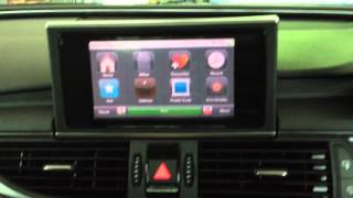 Audi A6 C7 2012 GPS and Reverse Camera [upl. by Ydner]