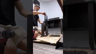 DESK ASSEMBLY PART 2 motivation rap music job like entertainment viralvideo [upl. by Airamanna]