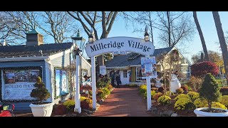 Milleridge Village Mini Yuletide Village Christmas Holiday 2023 Slidehoow DJ International Buffet [upl. by Boyd990]