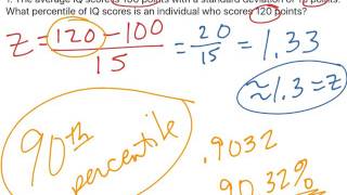 Percentiles with zscores 15 [upl. by Eram]