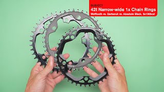 Wolftooth vs Garbaruk vs Absolute Black chainrings Real Weight [upl. by Derf]