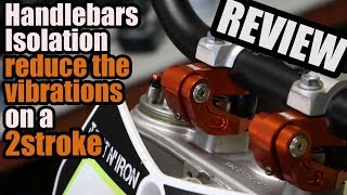 Reduce the vibrations and arm pump on a dirt bike  AHIS review [upl. by Jone]