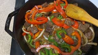 Palestinian Beef and Peppers  Cooking with Cap Sajiyeh [upl. by Ettena]