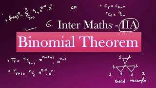 2A  6 Bionomial Theorem Intermediate [upl. by Carree]