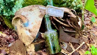 I was walking over these old bottles and didnt even know it until I started digging [upl. by Korey971]