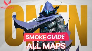 NEW Omen Smoke Lineups for all Maps 2024  Omen Secret Smoke Guide  Valorant [upl. by Whyte]