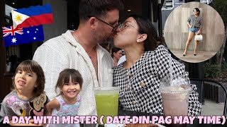 NAG DATE KAMI NI MISTER 👩‍❤️‍💋‍👨  A DAY WITH DADDY MIKE  Filipina Australian family vlog [upl. by Ylimme]