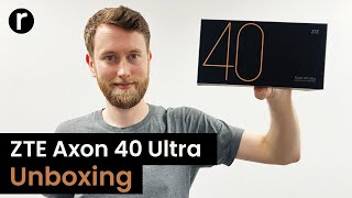 ZTE Axon 40 Ultra Unboxing and Hands On [upl. by Lateh]