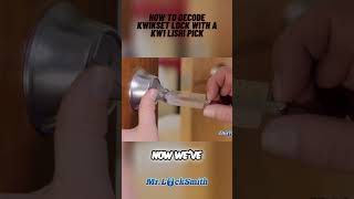 Lishi KW1 Pick  How to Decode Kwikset Lock [upl. by Aneehsyt43]